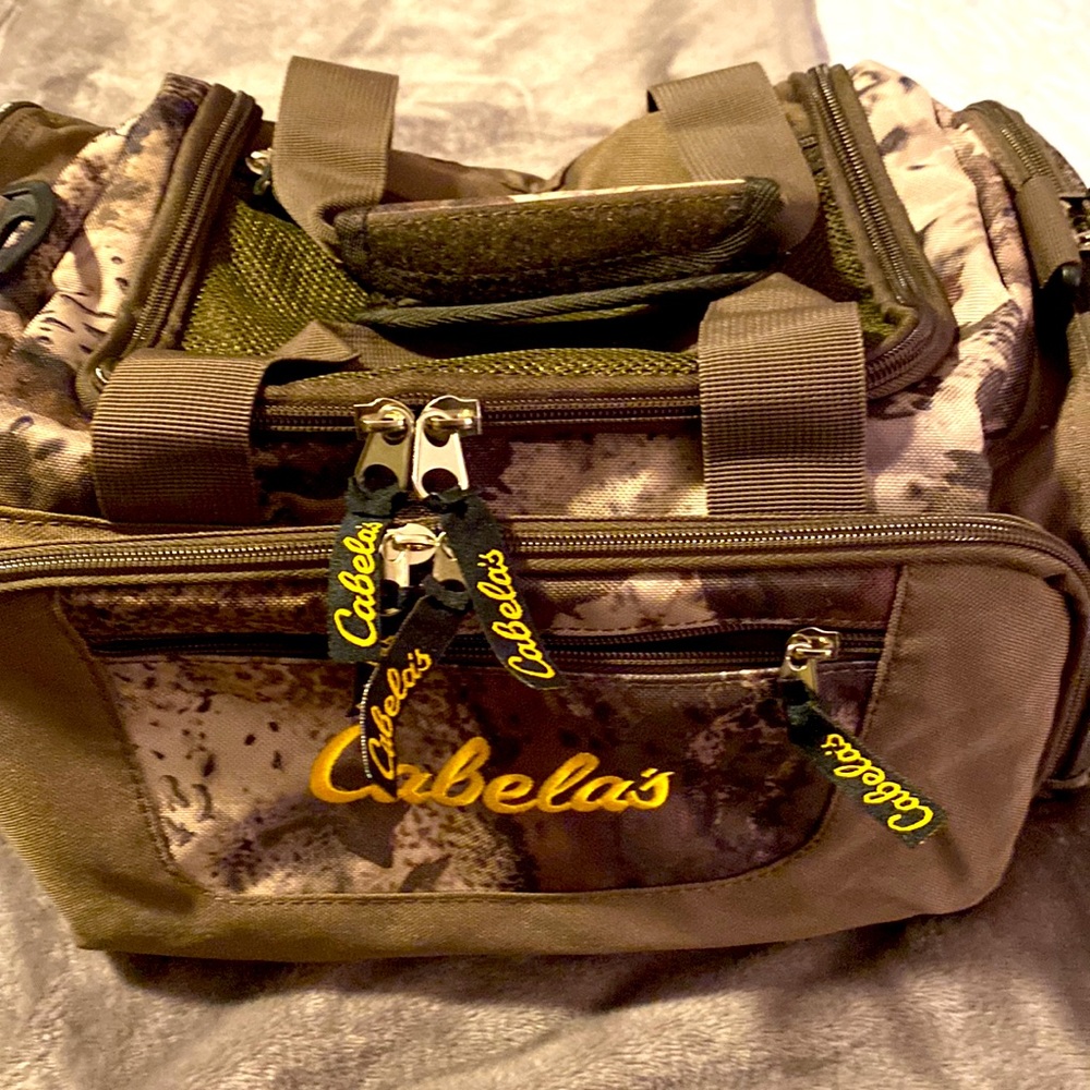 - Cabela’s camp duffle bag